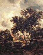 HOBBEMA, Meyndert The Water Mill sf oil painting on canvas